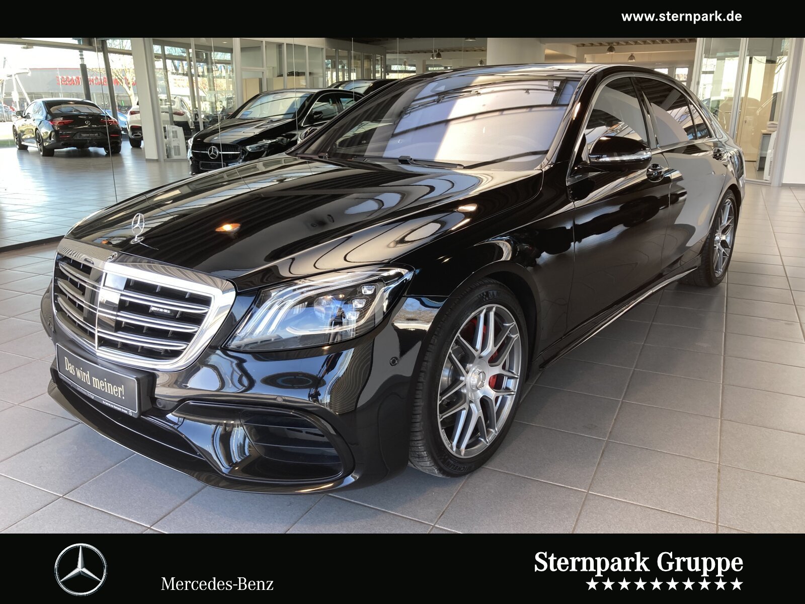 Mercedes-Benz S63 AMG L Massage Burm-3D Display