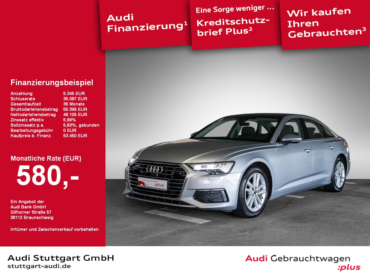 Audi A6 Lim design 50 TDI quattro