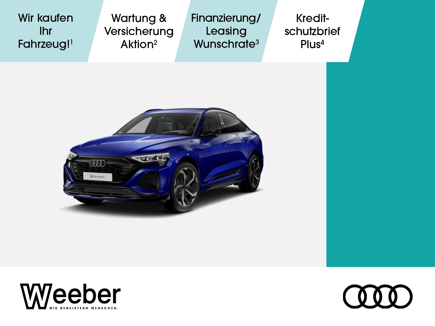 Q8 e-tron Sportback S line HUD*LEDER*NAVI*B&O*21LM*PANO*AHK*5J GAR