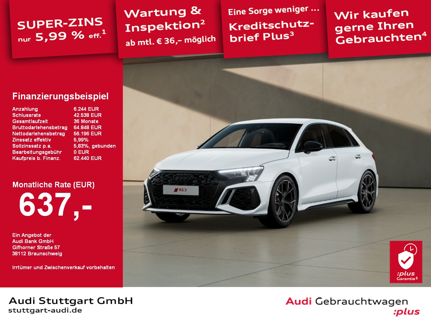 Audi RS3 Sportback VC