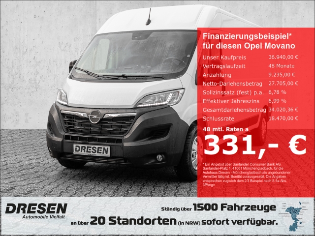 Opel Movano 2.2 C Kasten HKa t Edition Diesel Notbremsass