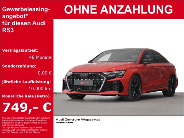 RS3 Limousine HUD AD Panorama Navi Leder Cockpit Soundsystem LED ACC El. Heckklappe