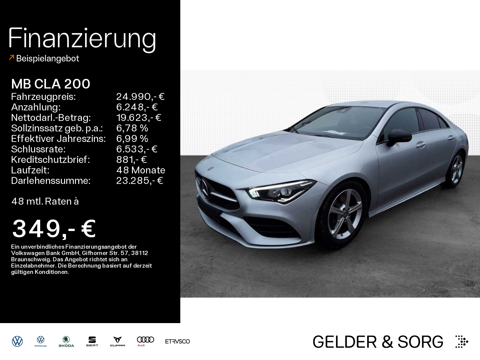 CLA 200d -Verkauf nur an Gewerbe