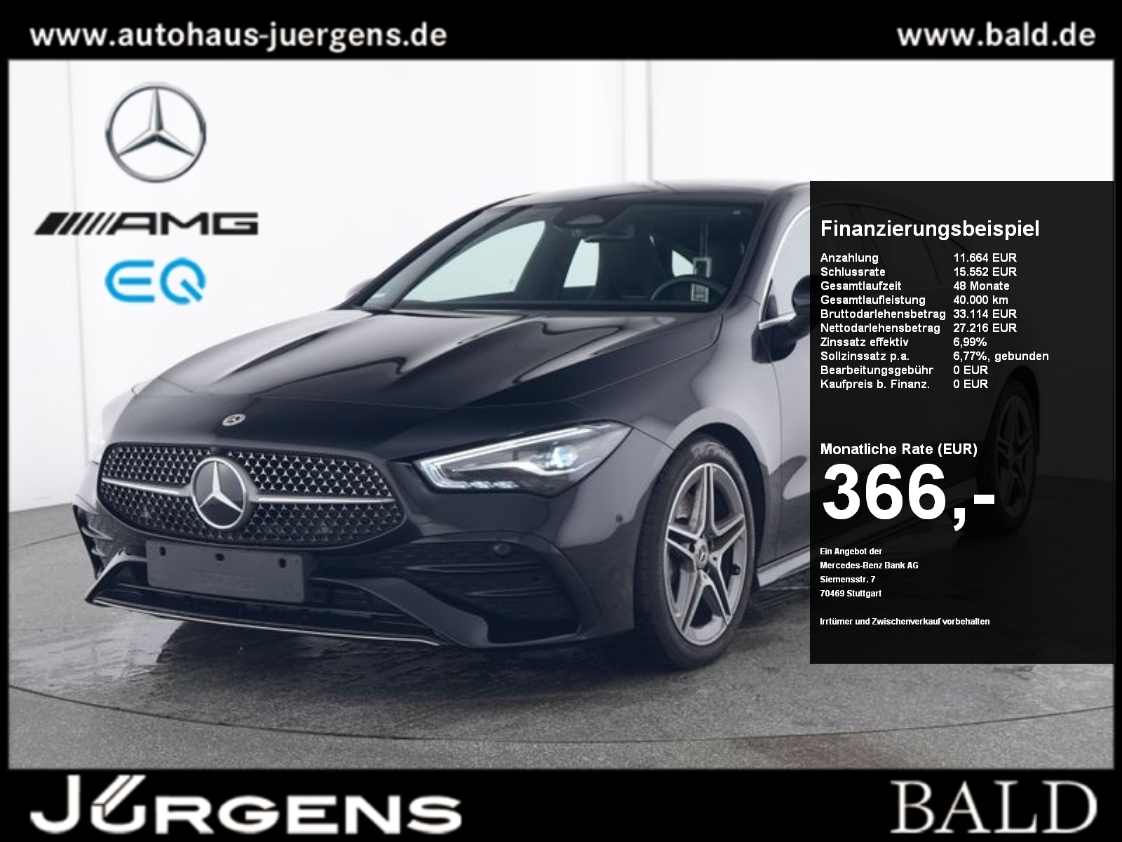 CLA 200 d SB AMG-Sport/LED/Cam/Pano/Distr/Winter