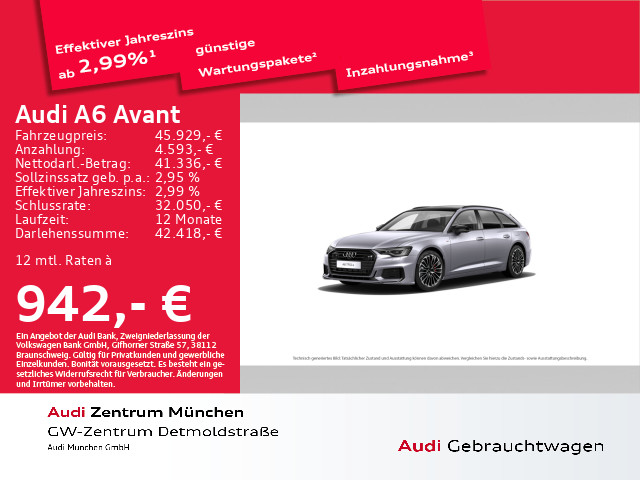 Audi A6 Avant 55 TFSI e qu sport S line