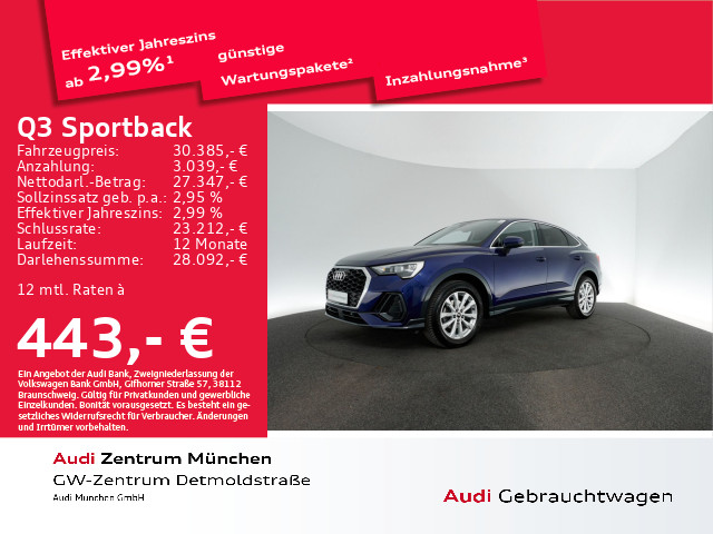 Q3 Sportback 35 TFSI Virtual+/ACC/Navi+/PDC+/SitzHzg