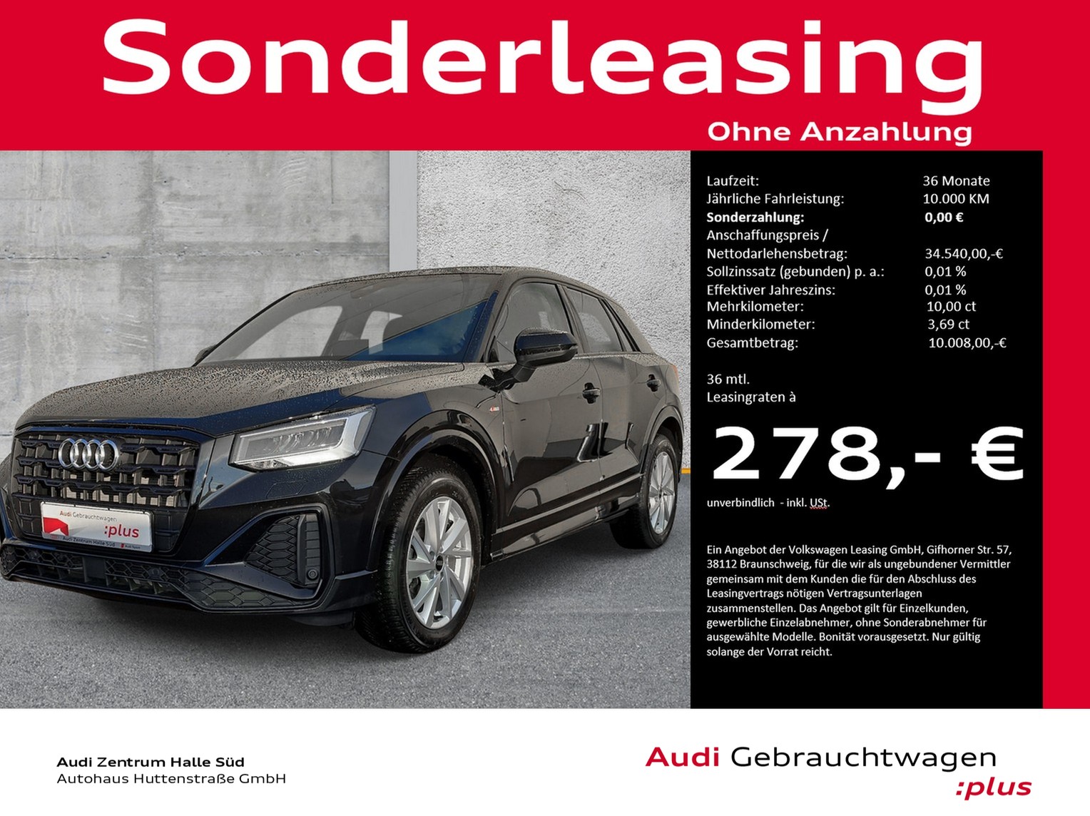 Q2 35 TFSI S line LEDER VIRTUAL KAMERA AHK