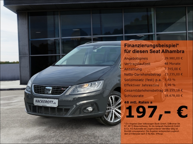Seat Alhambra 1.4 TSI FR-Line elektr