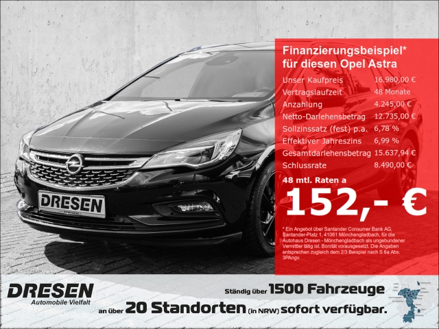 Opel Astra K Sports Tourer Dynamic ApplecarPlay