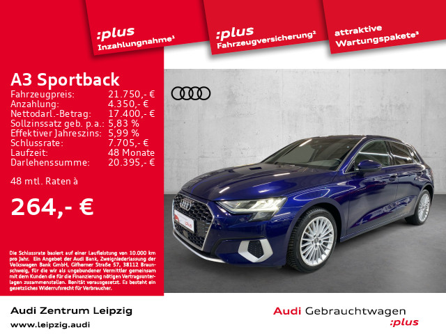 Audi A3 Sportback 35 TDI advanced