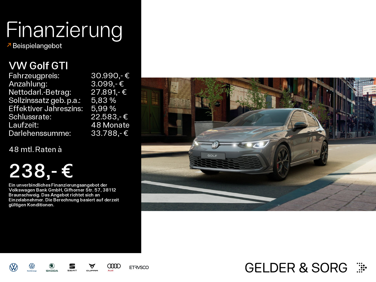 Volkswagen Golf 2.0 TSI GTI Black Style