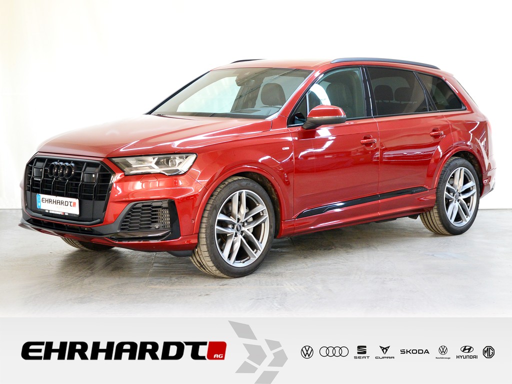 Q7 S line 55 TFSI quattro tiptronic 7 SITZE*AHK*PANO*STHZG*HUD*LUFTFED*LED*NAV*SHZ*ACC*KAMERA*B&O*EL.SITZE*VIRTUAL*21"