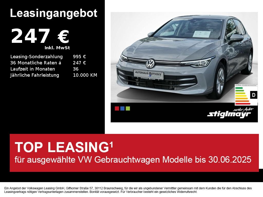 Golf VIII Life 1.5 eTSI DSG ACC+AHK+IQ-LIGHT