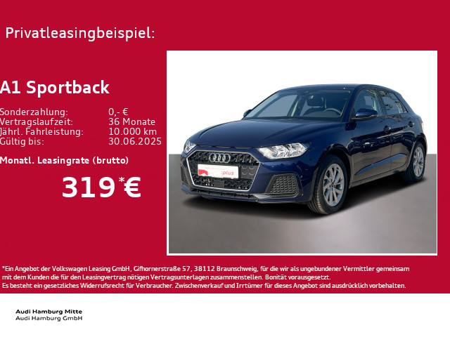 A1 Sportback 25 TFSI advanced S tronic Virtual Sitzhzg