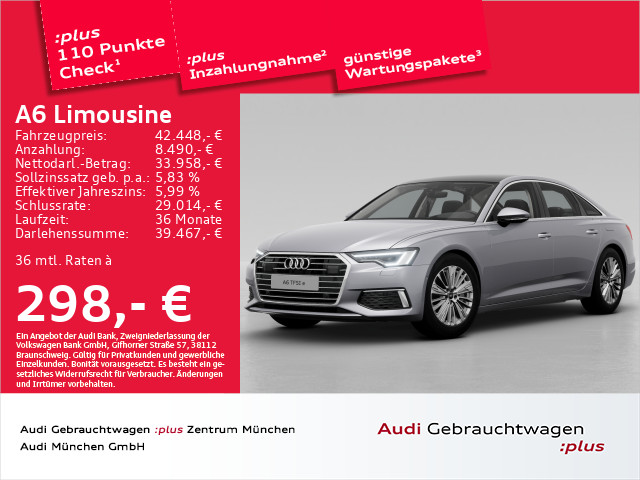 Audi A6 Limousine 50 TFSI e qu