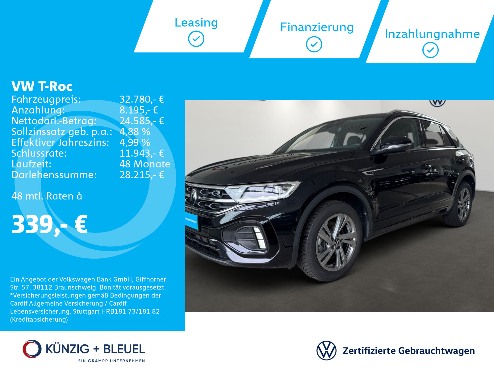 T-ROC R-Line 2.0 TDI DSG*AHK*NAV*KAM*SHZ*MASSAGE