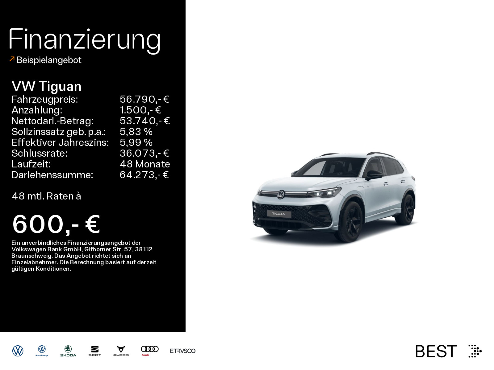 Volkswagen Tiguan 1.5 l R-Line eHybrid OPF 150