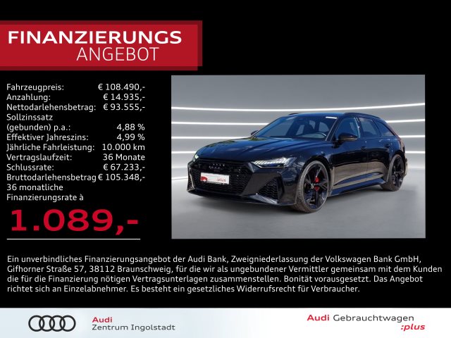 RS 6 Avant LASER Allradl. RS-AGA HuD 280km/h 22"
