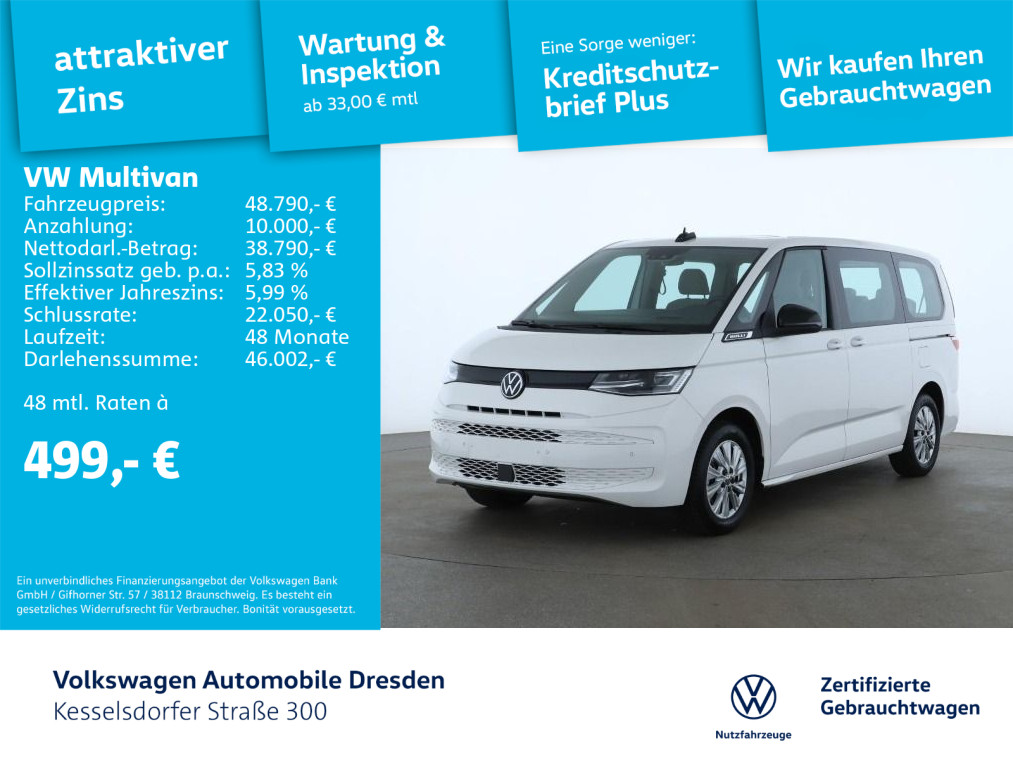 Volkswagen T7 Multivan 2.0 TDI Multivan Langversion