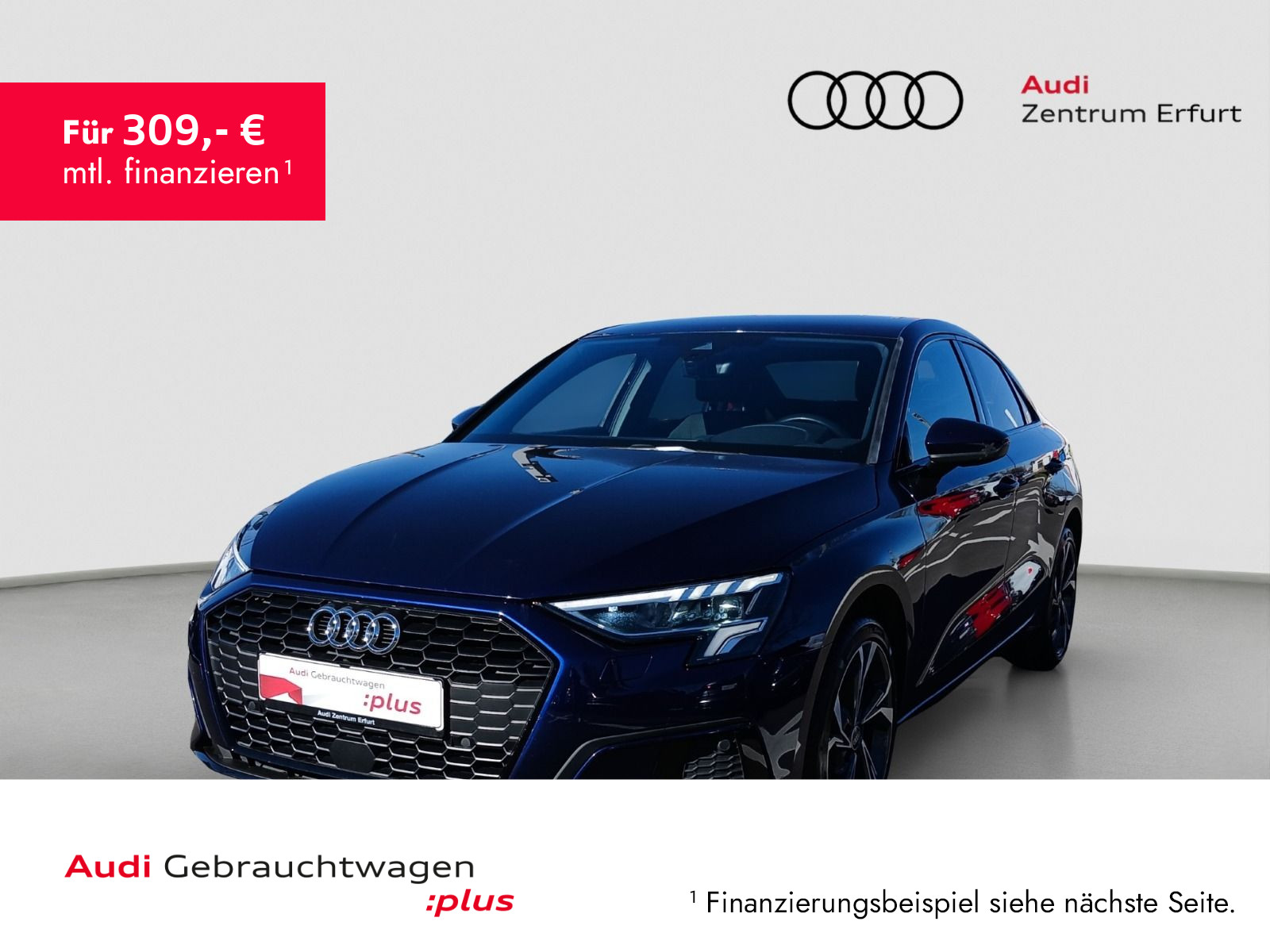 A3 Limousine 30 TFSI S-tronic advanced AHK Tempomat Sitzheizung LED B&O Smartphone Interface