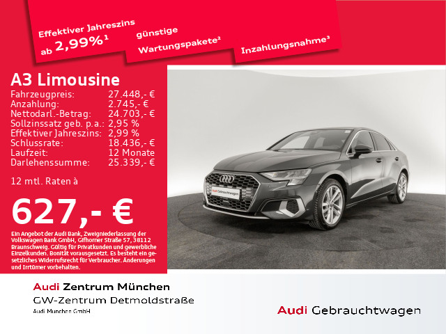 Audi A3 Limousine 35 TFSI S line