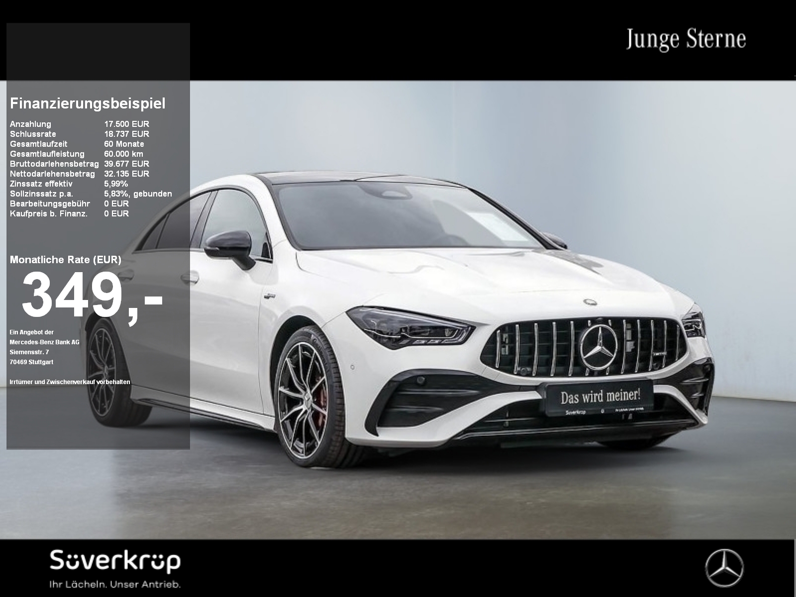 CLA 35 AMG 4M Coupé , NIGHT PREMIUM DISTR SPUR