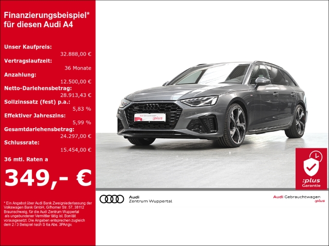 A4 AVANT 45 TFSI QUATTRO S-LINE KAMERA VIRTUAL DAB
