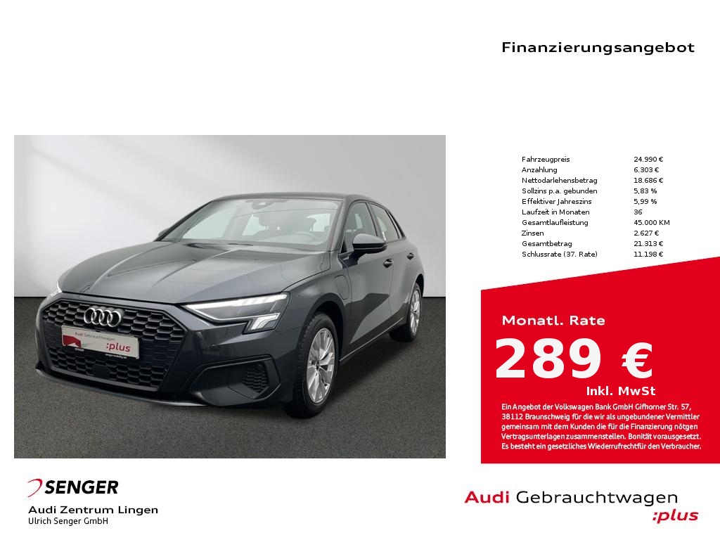 Audi A3 Sportback 40 TFSIe