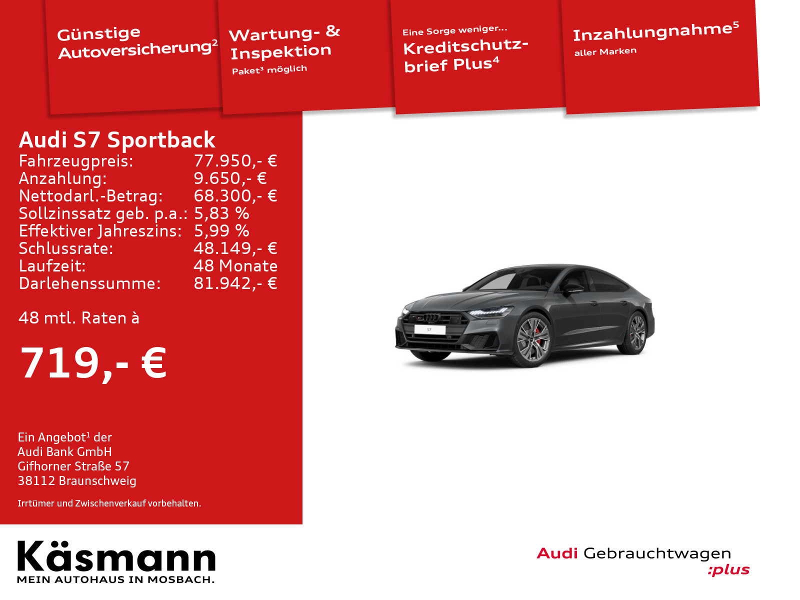 S7 Sportback TDI qu AHK PANO MATRIX 360