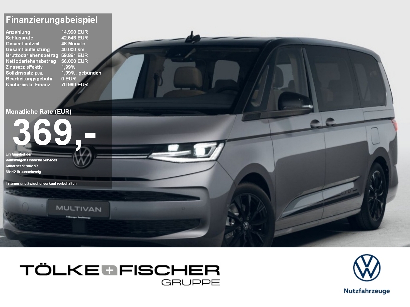 Volkswagen T7 Multivan 2.0 l TDI Multivan Edition langer Überhang