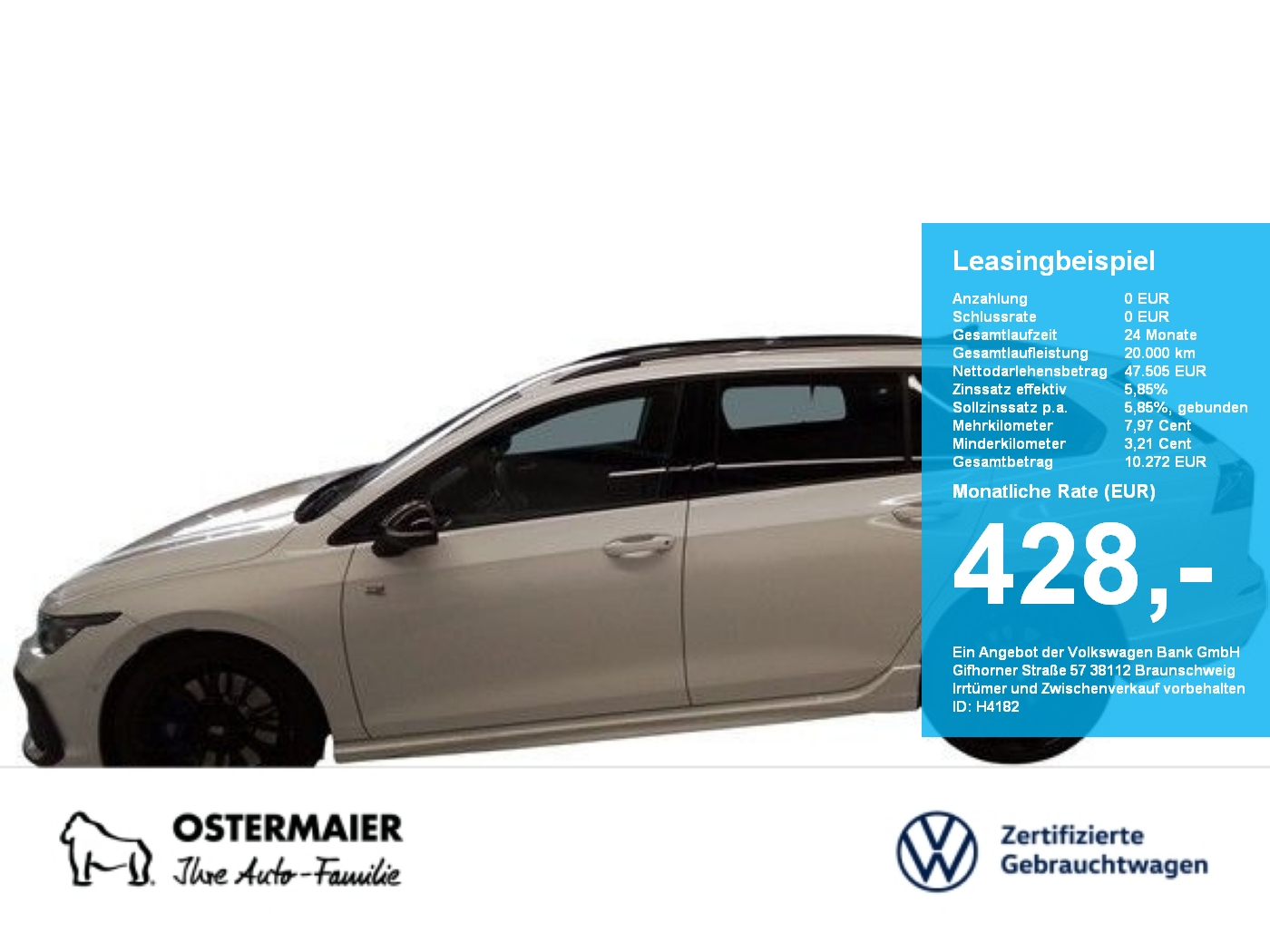 Golf VIII Variant R BLACK STYLE 2.0TSI 333PS DSG 4M NP.73T ACC.5J-G.AHK.KAMERA.NAVI.HARMAN