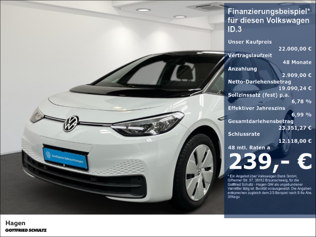 Volkswagen ID.3 Pro Performance IQ Light Life
