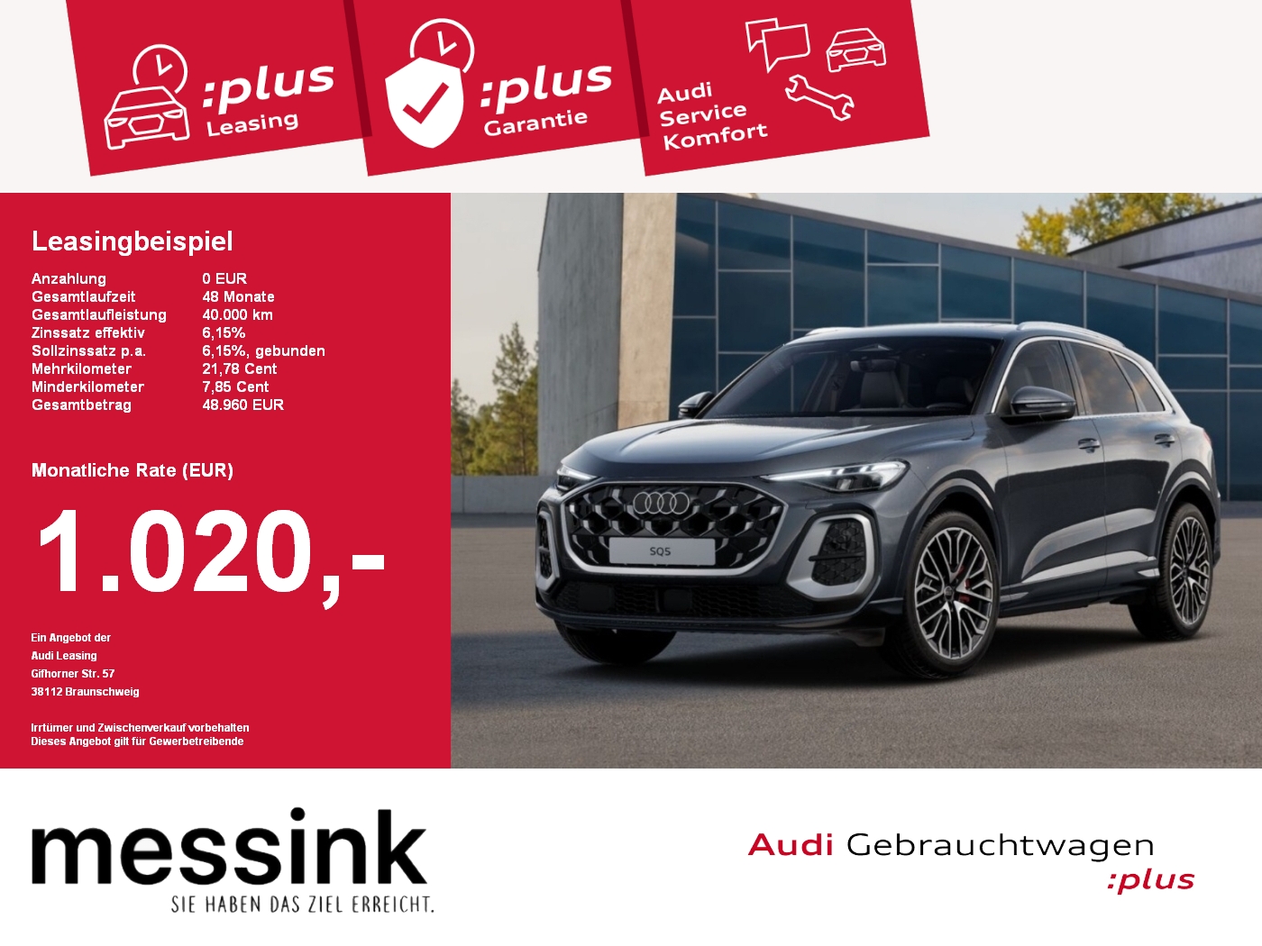 SQ5 SUV TFSI 270 kW S tronic PanoDach S-Line