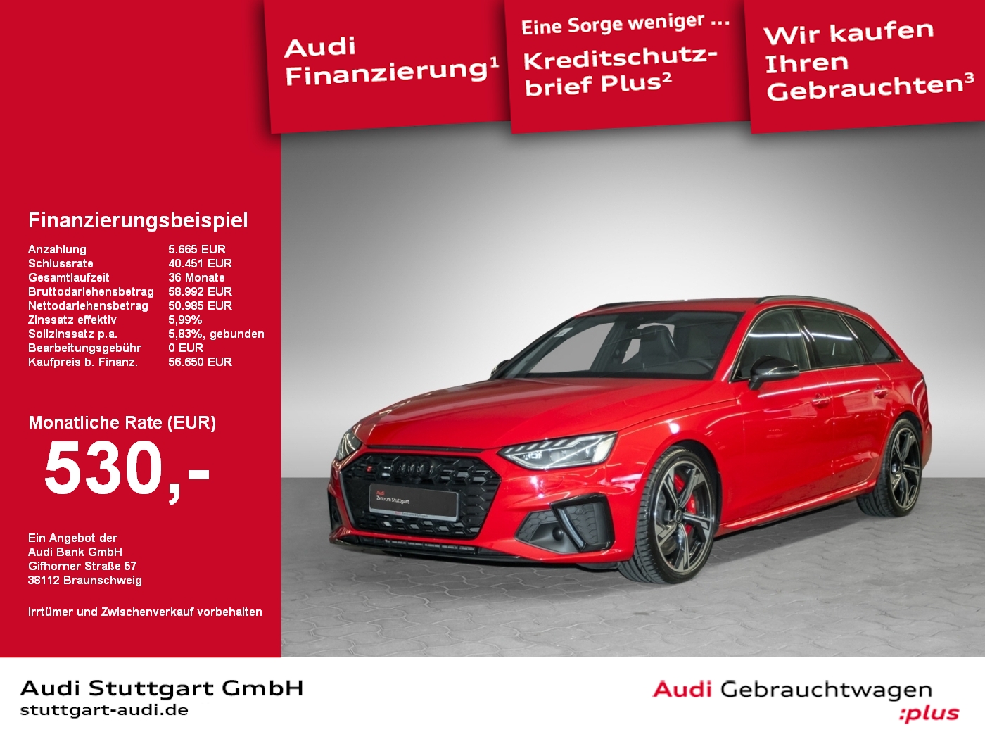 Audi S4 3.0 TDI quattro Avant Massage