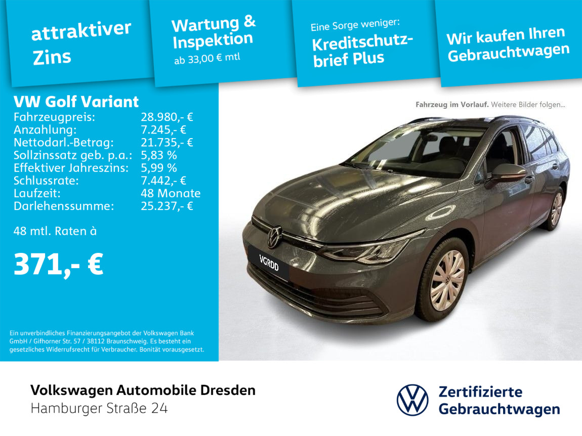 Volkswagen Golf Variant 1.5 Golf VIII Life eTSI