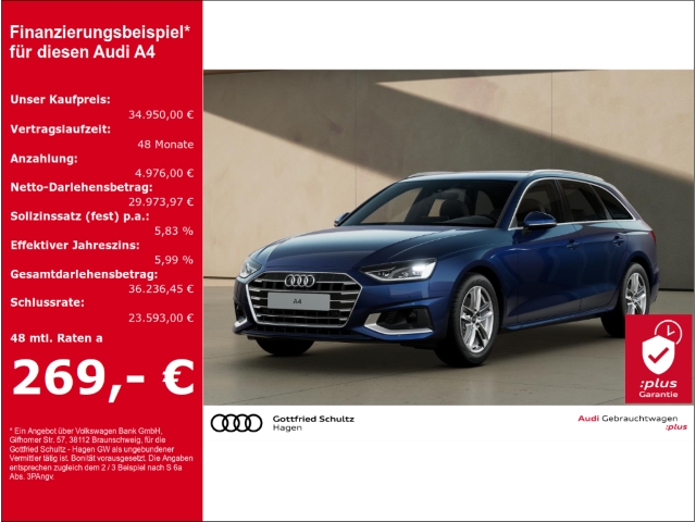 A4 Avant 35 TFSI S-tronic LED NAV ACC KAMERA advanced