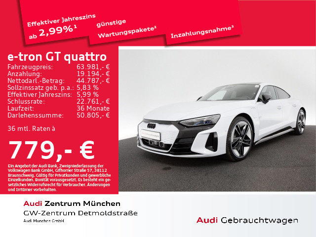 Audi e-tron GT qu Dynamik Laser Allradlenkung