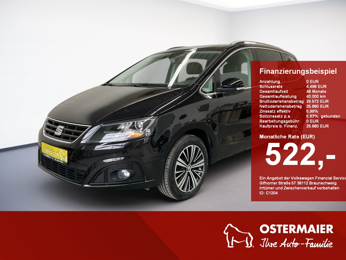 Alhambra 20th Anniversary 2.0TDI 184PS DSG 4DRIVE AHK.NAVI.2xPDC.SHZ.XENON
