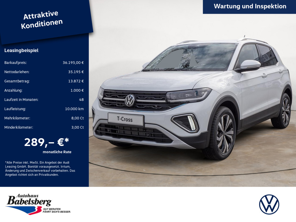 T-Cross 1.0 TSI Style