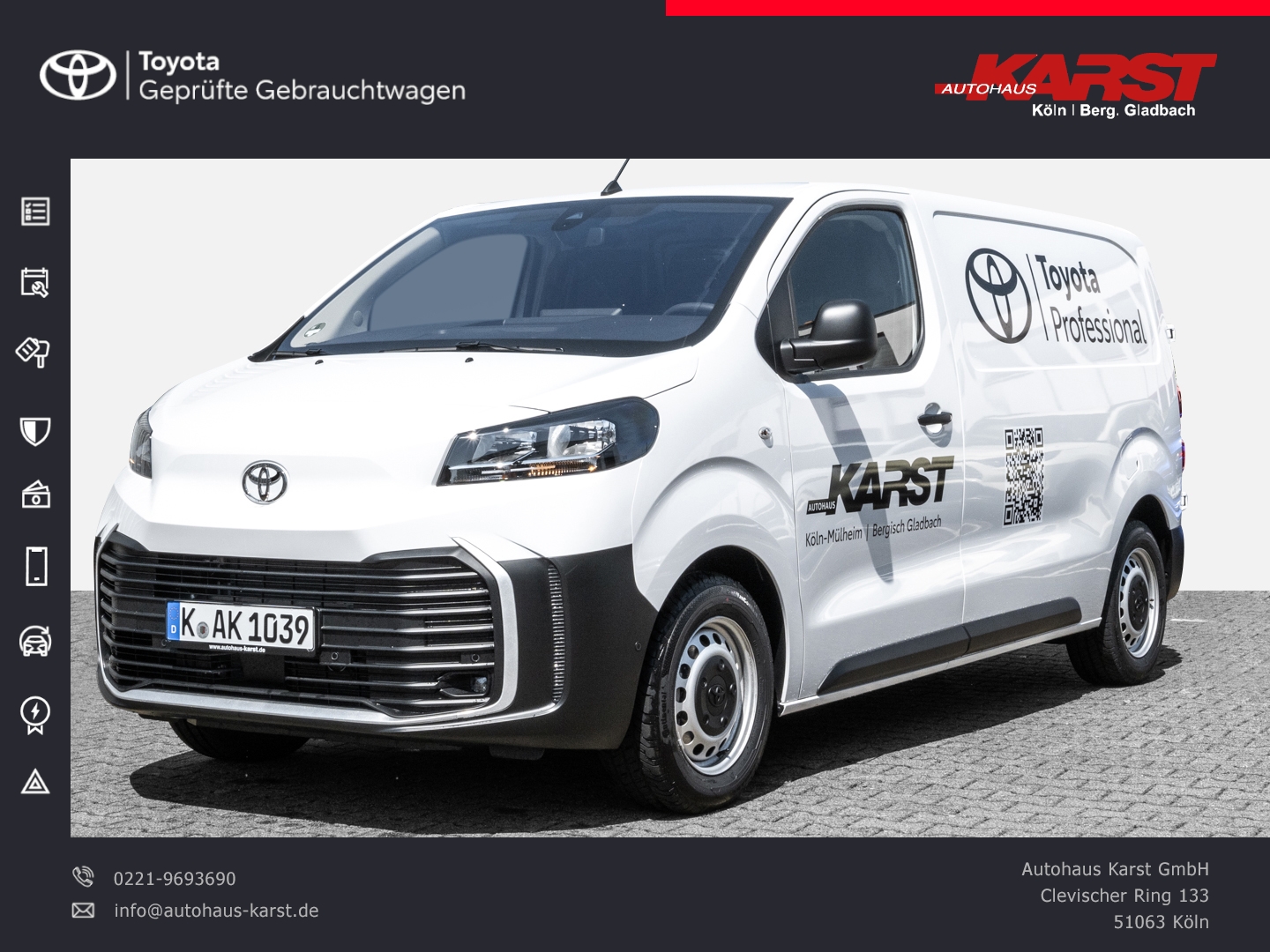 Proace 1.5 D-4D 120 PS Meister Klima Navi