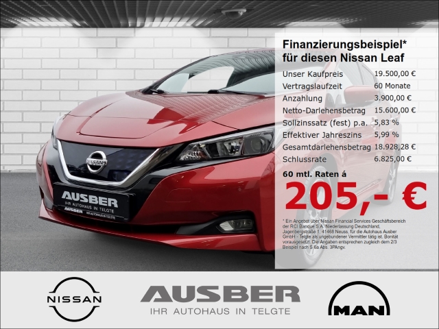 Nissan Leaf e N-Connecta 62kWh Winterpaket Winterkompletträdern