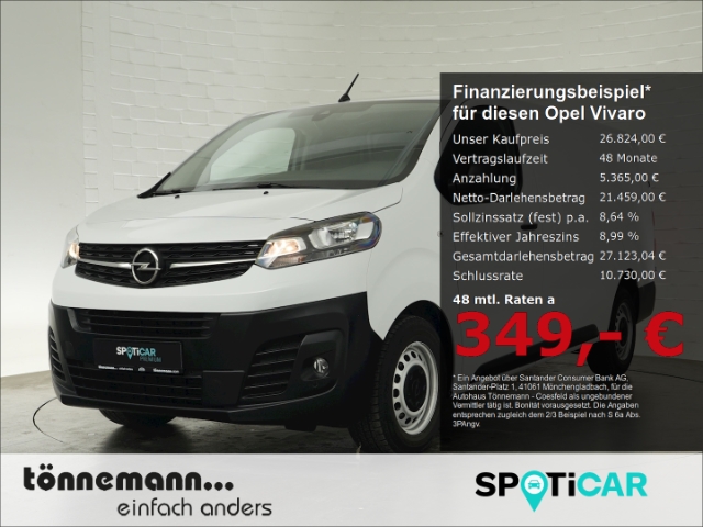 Vivaro C CARGO L CDTI+NAVI+SCHIEBETÜR+PARKPILOT+BEIFAHRER-DOPPELSITZBANK+KLIMAANLAGE