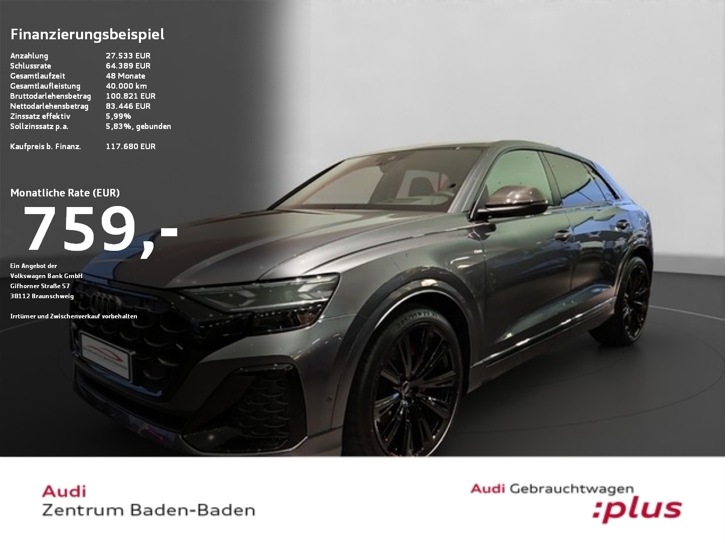 Q8 SUV 50 TDI quattro 210(286) kW(P