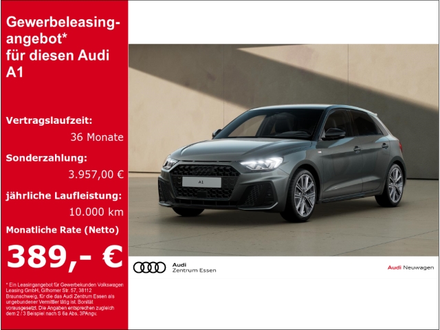 A1 SPORTBACK 30 TFSI S LINE LED NAVI KLIMA SHZ