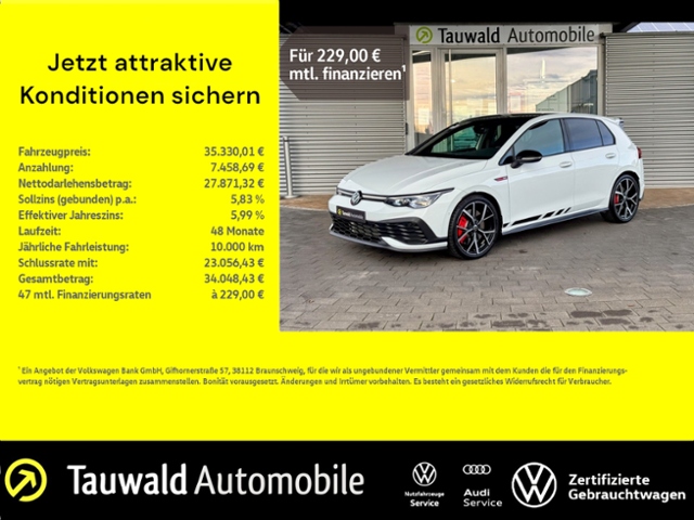 Golf VIII GTI Clubsport DSG Black Style PANO/HUD