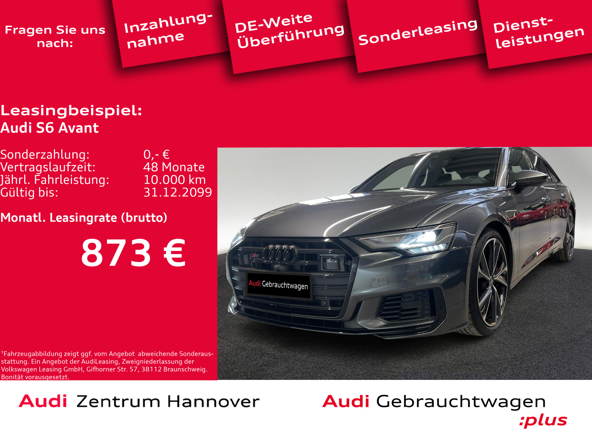 S6 Avant 3.0 TDI quattro B&O AHK Standh. ACC virtual