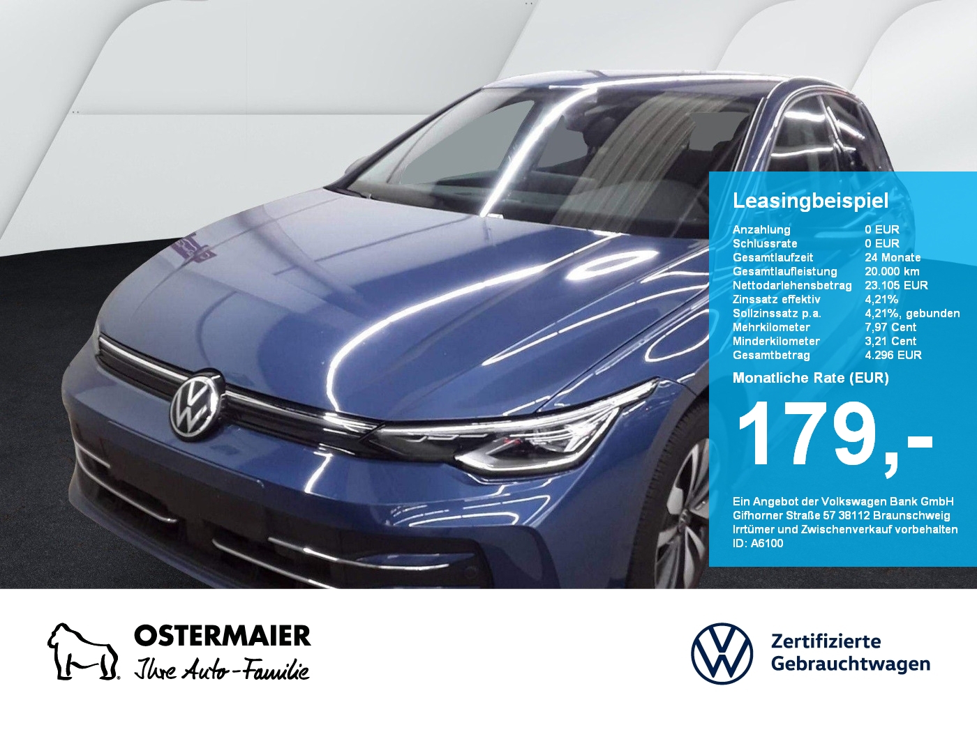 Volkswagen Golf 1.5 TSI VIII GOAL 116PS VC APP-C LKRD-HZG