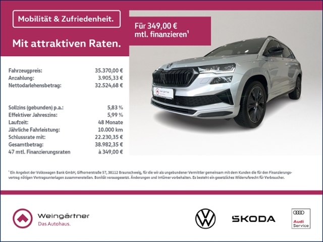 Skoda Karoq 2.0 Sportline ückkamera