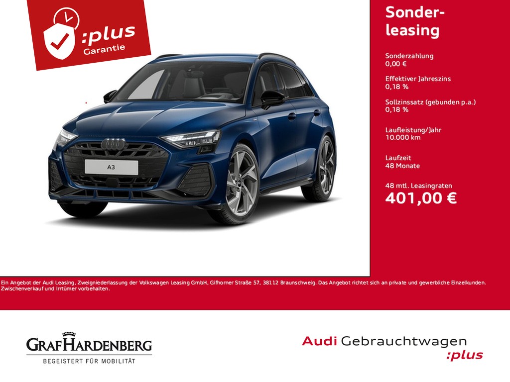 A3 Sportback 35 TFSI S line LED Navi SONOS ACC