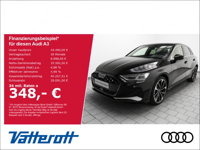 A3 Sportback advanced 35 TFSI Mod25 Matrix ACC Navi